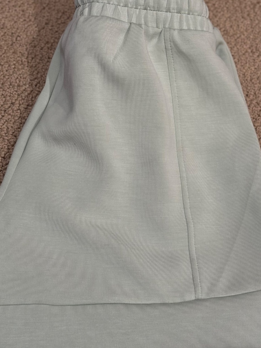 New Rae Mode Luxe Scuba Elastic Waist Drawstring Shorts Pockets Modal Comfy - Picture 2 of 9